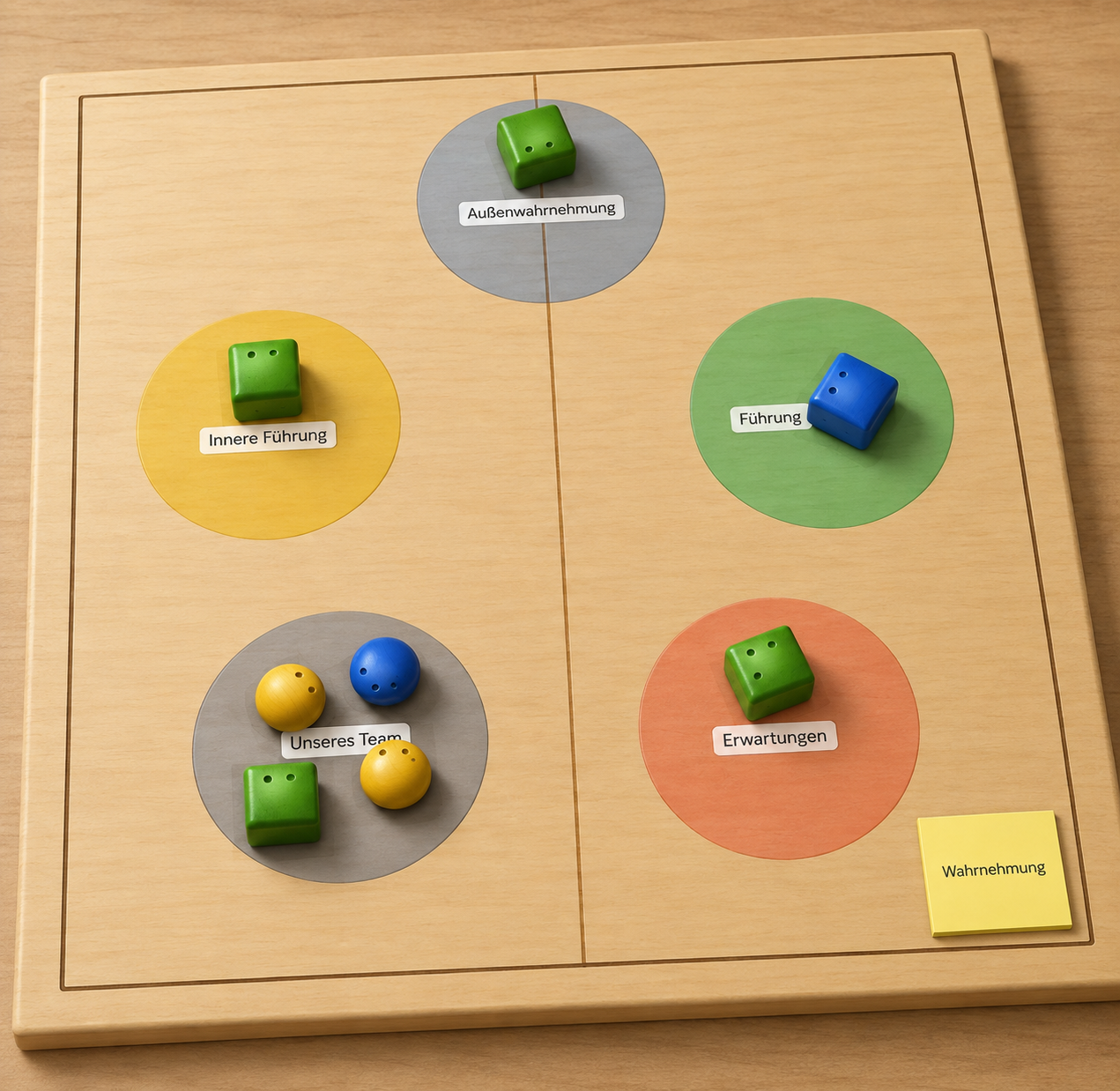 Virtuelles Systembrett für systemische Aufstellungen im Coaching